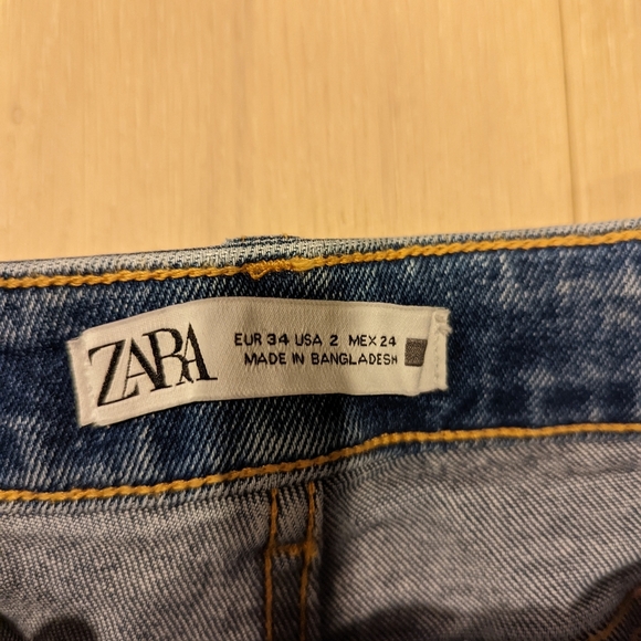 Zara straight jeans with raw hem - Picture 7 of 8